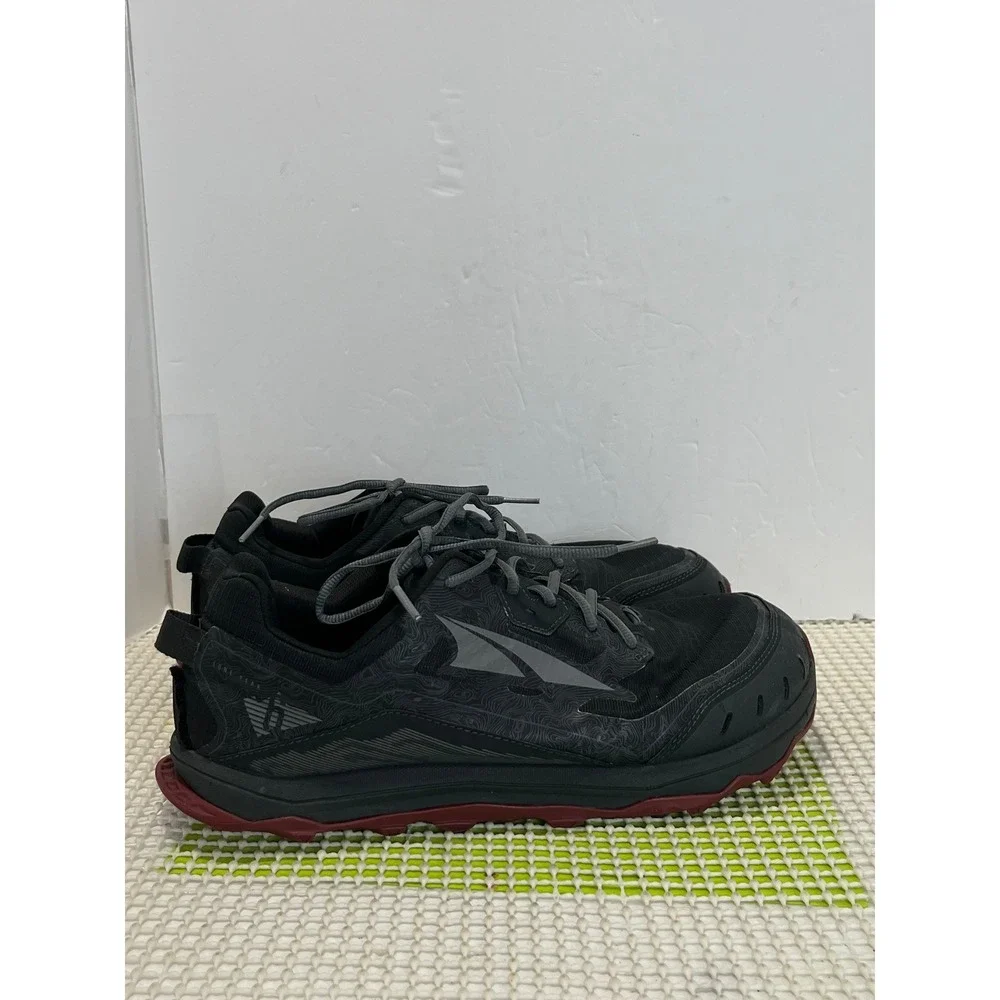 Altra Lone Peak 6 Men's 11.5 Wide Black Gray Trail Running Shoes AL0A7R6K020